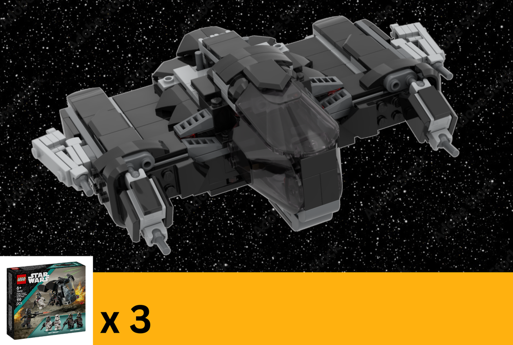 Lego 3 x 75412 Rogue-class Porax-38