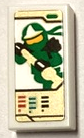 Lego Tile 1 x 2 with Ninjago Trading Card Game Lloyd ZX Pattern (Sticker) - Set 60380