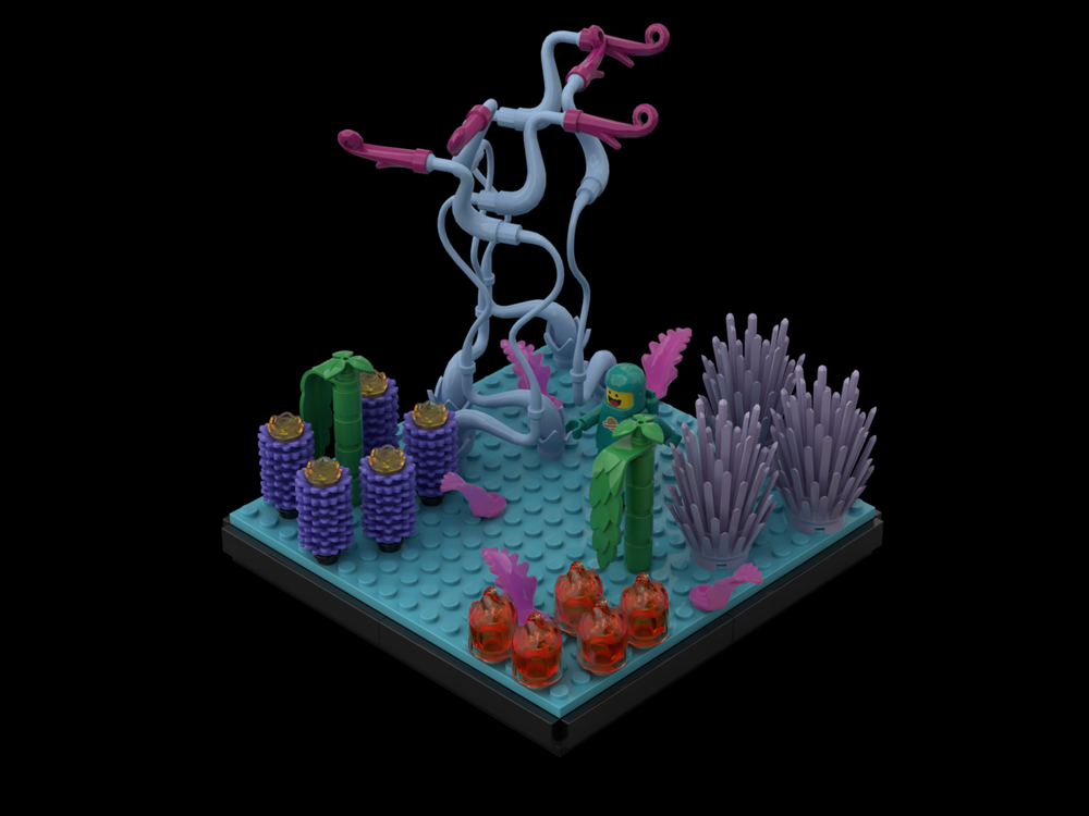 Lego Space Forest