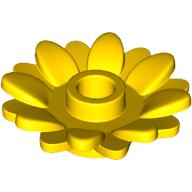 Lego Plant, Sunflower 2 x 2 with 16 Petals / Yellow