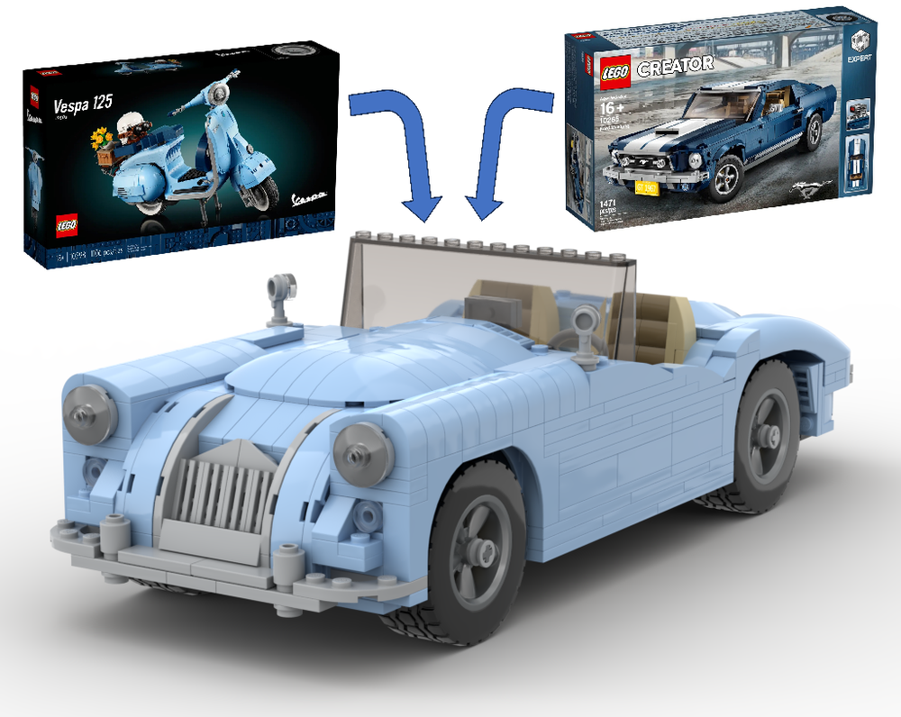 Lego MG MGA Roadster 10298 + 10265