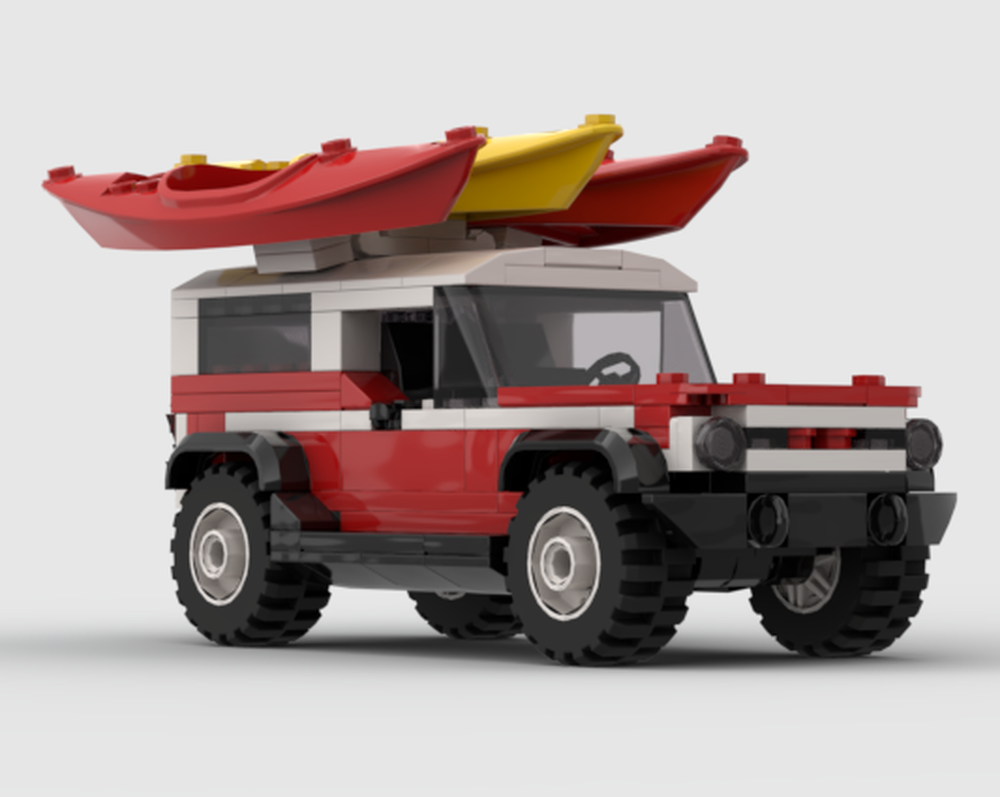 Lego 6W Ford Bronco Heritage V2 red
