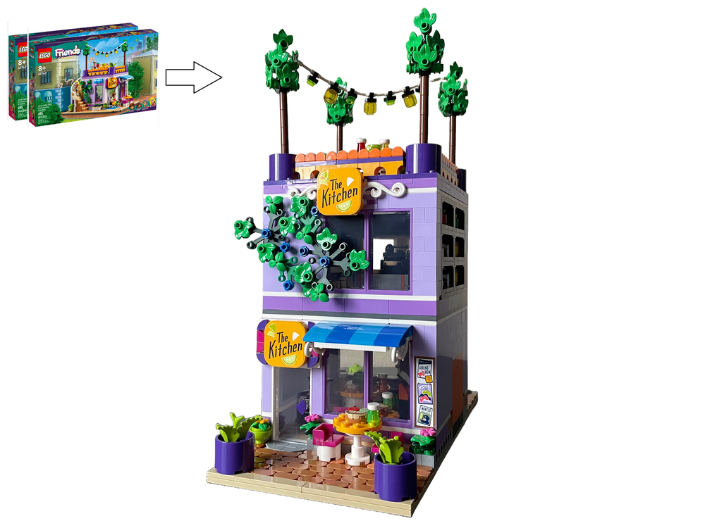 Lego Community Kitchen Modular Alternate build (2x 41747)