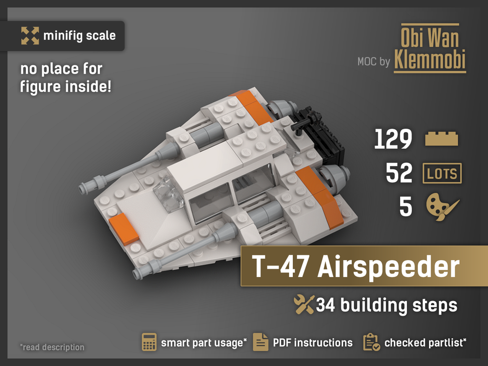 Lego T-47 airspeeder