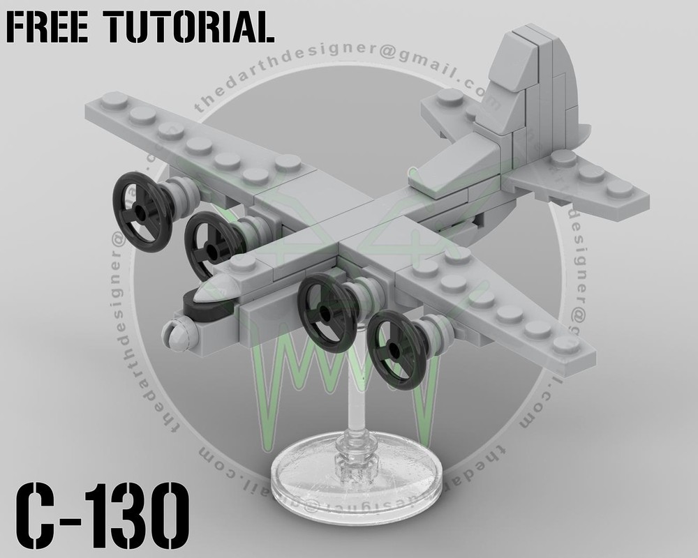 Lego C-130 Hercules - 1:300 Scale