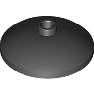 Lego Dish 3 x 3 Inverted [Radar] / Black