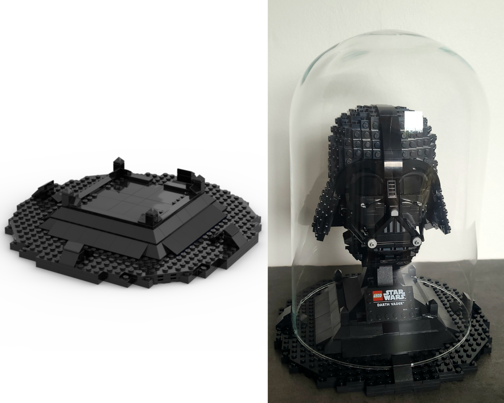 Lego Pedestal for helmet (Vader's helmet)