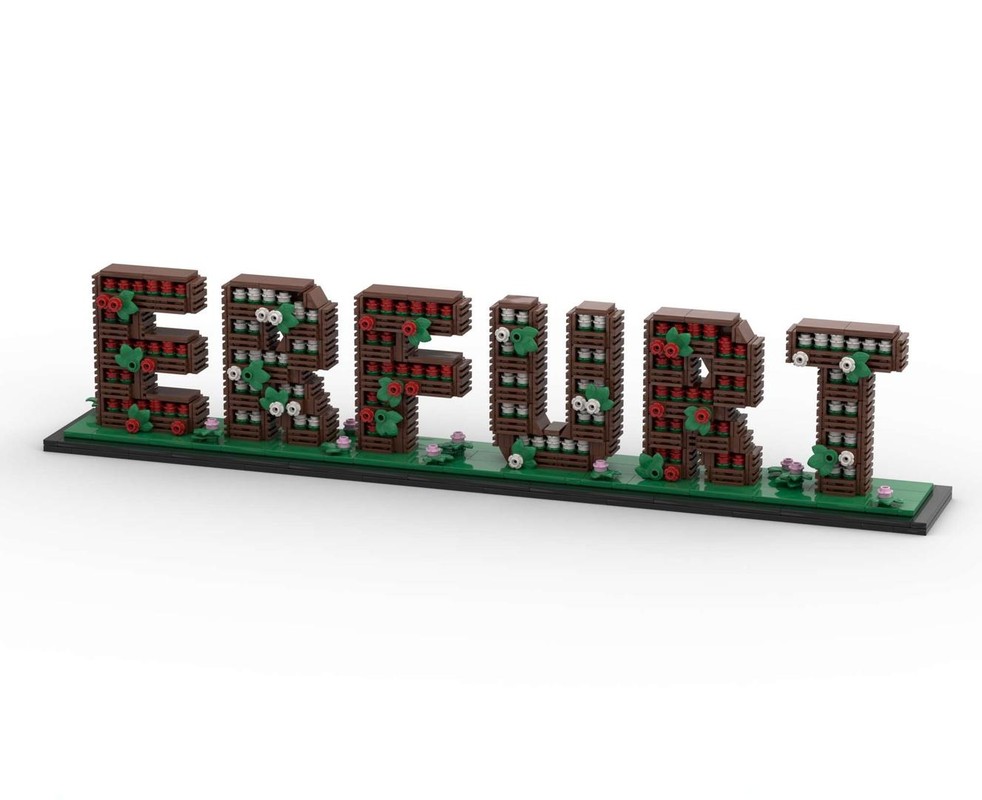 Lego Erfurt Flower sign