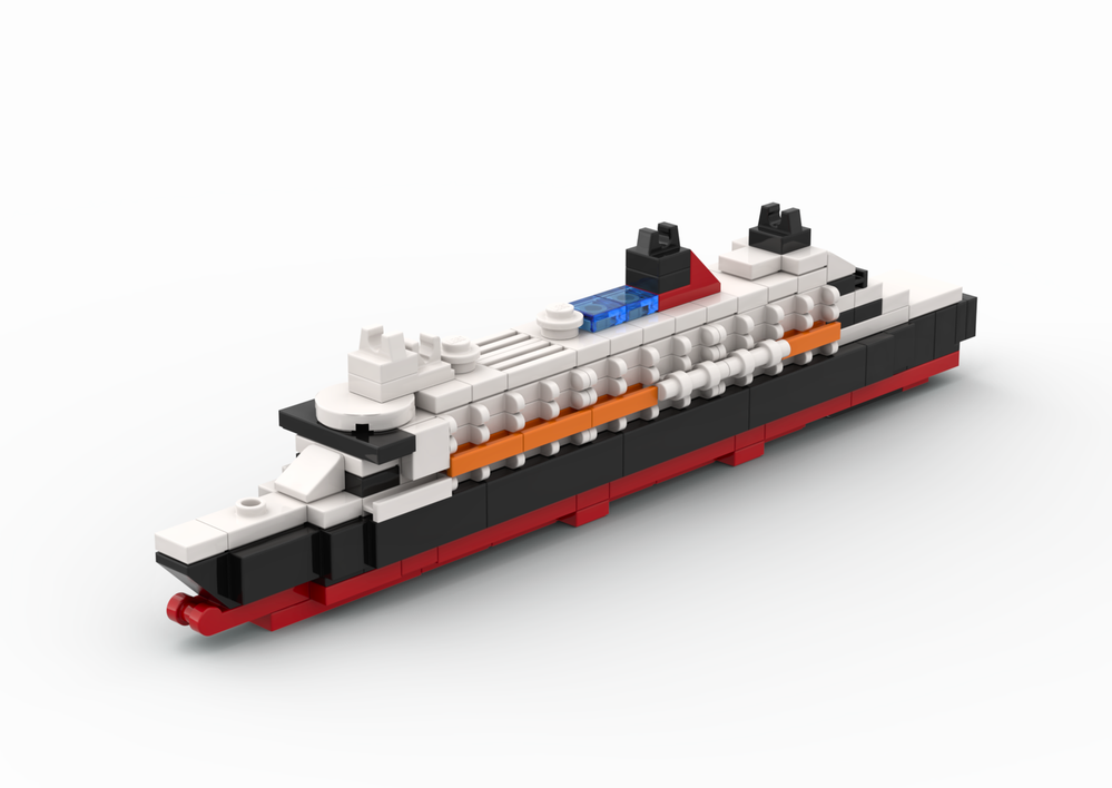 Lego RMS Queen Mary 2 Ocean Liner (Unscaled)
