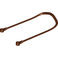 Lego Animal / Creature Accessory Bridle / Reddish Brown