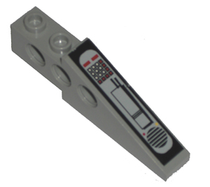 Lego Technic Slope 6 x 1 x 1 2/3 with Telephone and Buttons Pattern (Sticker) - Set 8280