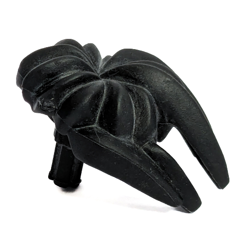 Lego Large Figure Hair, Axle Connector (Allegra) / Black