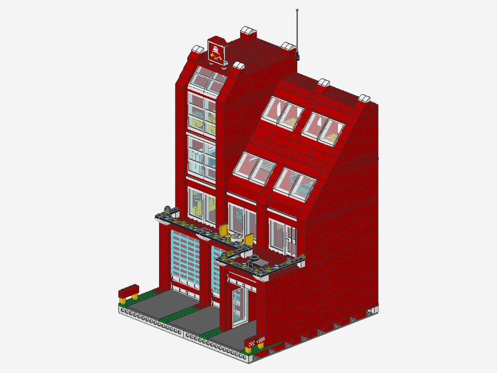 Lego Modular 1990s Fire Station