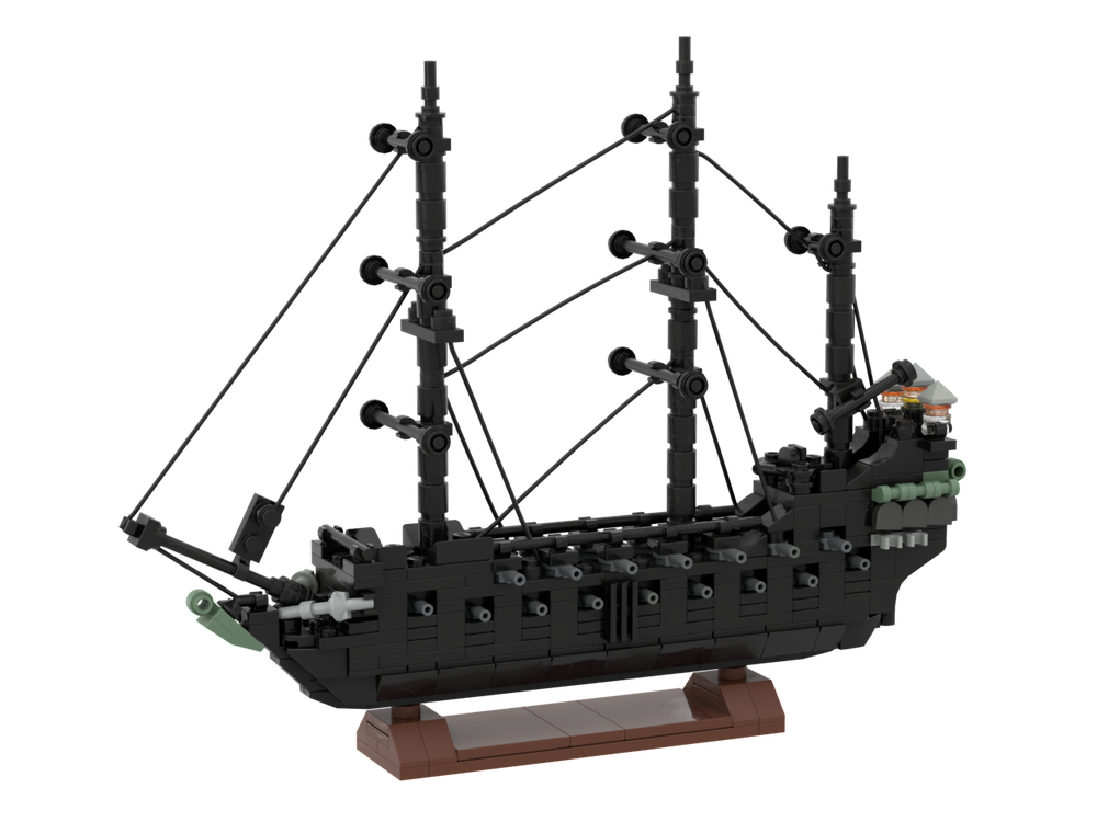 Lego The Black Pearl – Fabric Sails Edition