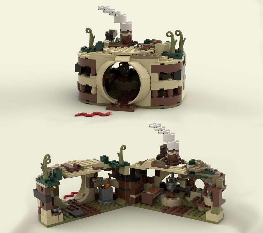 Lego 75208 Alternative Build: Swamp hut