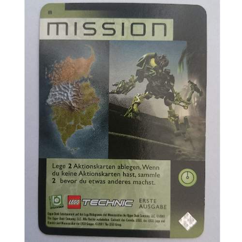 Lego Trading Card, Bionicle Game: QftM - 8 Mission