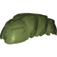 Lego Large Figure Accessory, Rahkshi Kraata Stage 4 with Marbled Metal Blue Tail Pattern