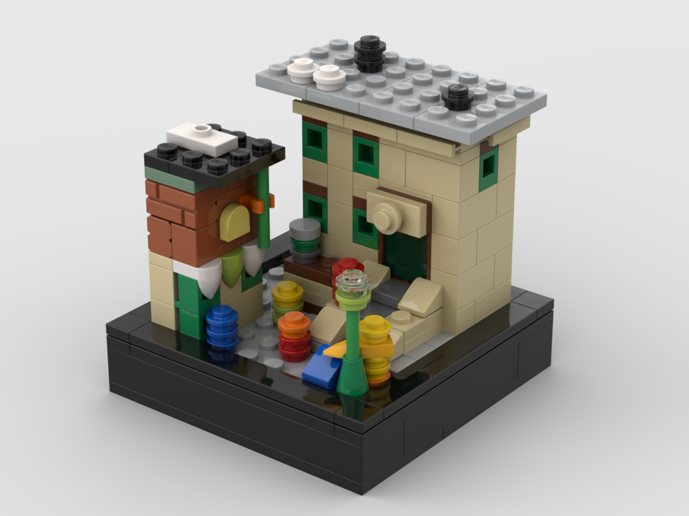 Lego Mini set 123 Sesame Street - 21324