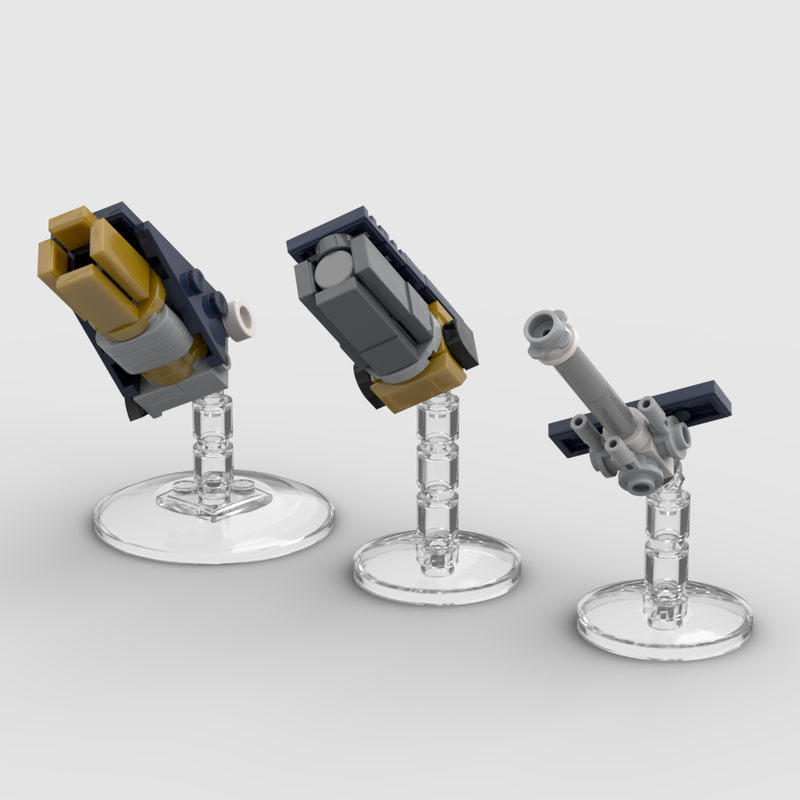 Lego 1:110 Kepler, Spitzer & IXPE telescopes