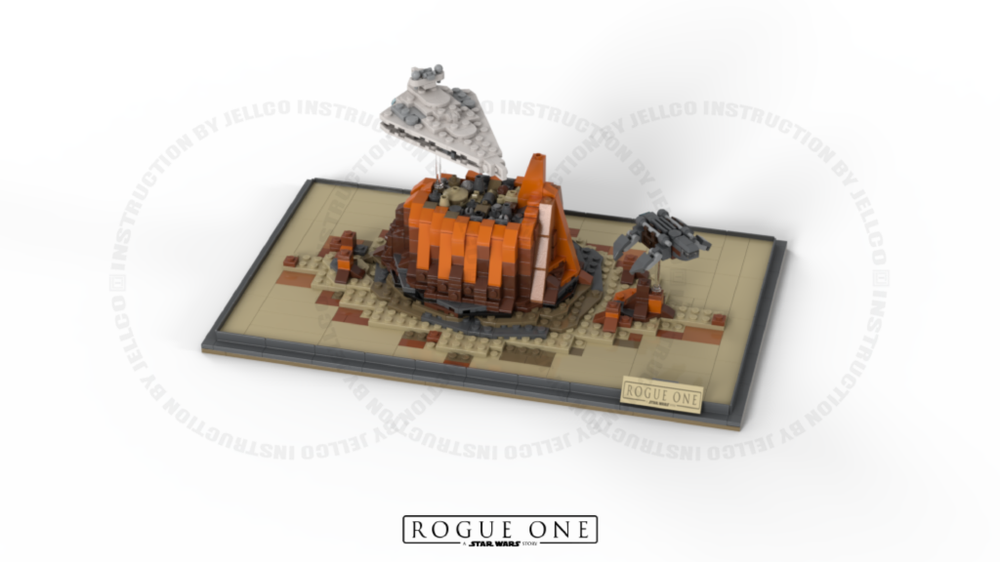 Lego Micro Size JEDHA City : Rogue One V3.0