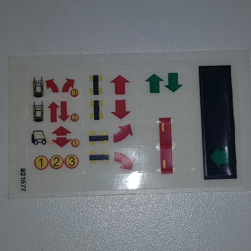 Lego Sticker Sheet for Set 8082-1 / [No Color/Any Color]