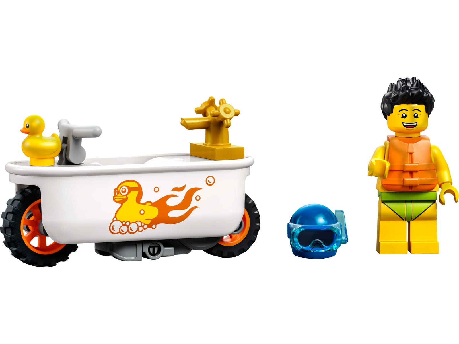 Lego Bathtub Stunt Bike