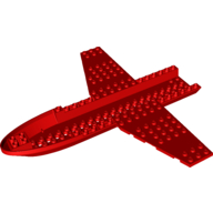 Lego Plane Fuselage 26 x 24 x 1 2/3 / Red