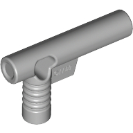 Lego Equipment Hose Nozzle / Gun with Side String Hole Simplified / Light Bluish Gray