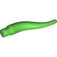 Lego Animal Body Part, Horn (Cattle) / Tentacle / Vine / Branch / Tongue - Long / Bright Green