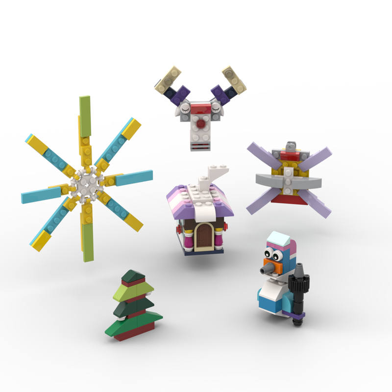 Lego 10696 Christmas decorations