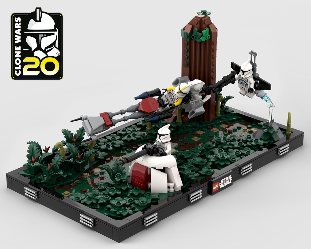 Lego Clone Battle Pack Diorama