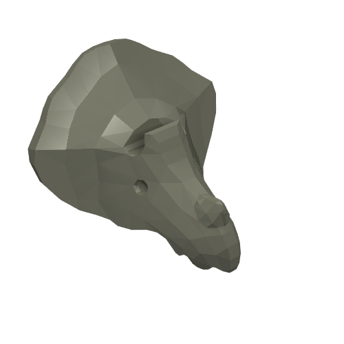 Lego Animal Body Part, Dinosaur, Triceratops Head