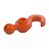 Lego Hook with Towball / Reddish Orange