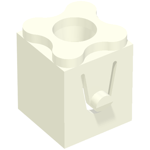Lego Scala, Building, Support Connector Brick, Pin Hole