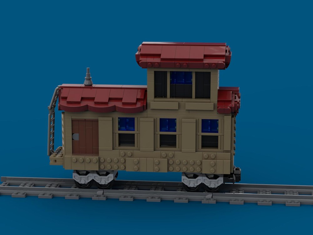Lego Cuphead- Phantom Express Caboose Train car
