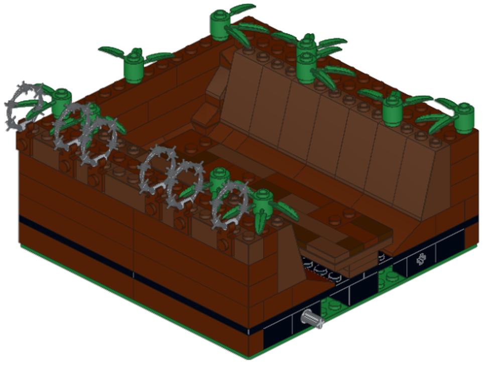Lego WW1 Trench: End Section