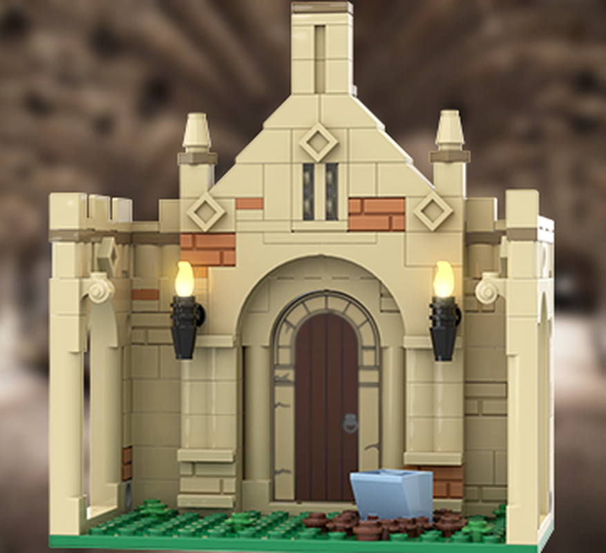 Lego Astronomy Tower Courtyard