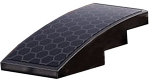 Lego Slope, Curved 4 x 2 with Honeycomb Pattern (Sticker) - Set 76904