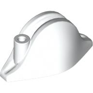 Lego Hat Pirate Bicorne (Admiral) / White