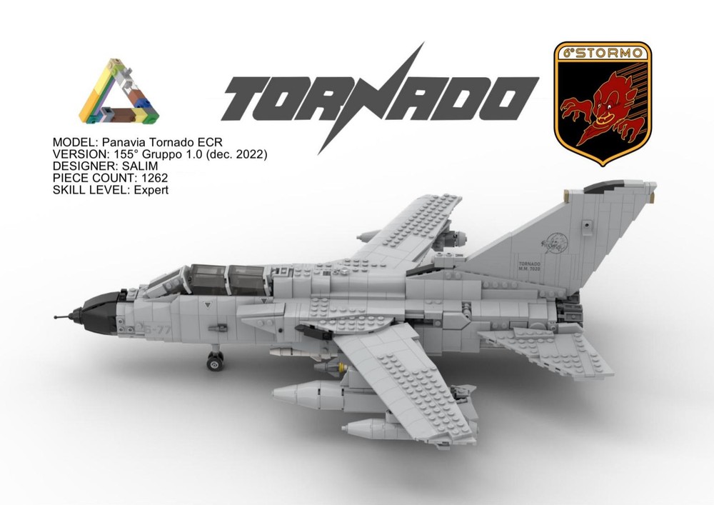 Lego Panavia Tornado ECR