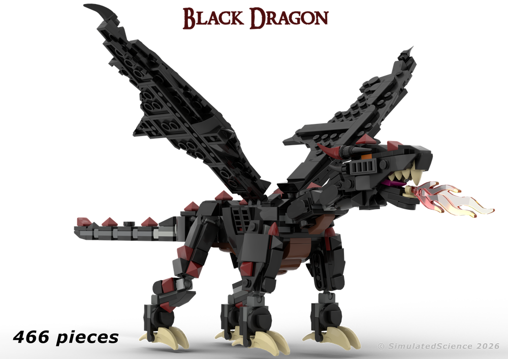 Lego Black Dragon