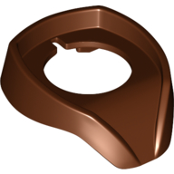 Lego Large Figure Neck Cover / Reddish Brown