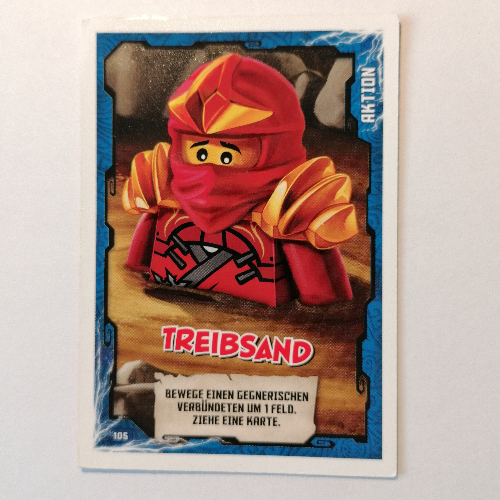 Lego Trading Card, Ninjago Game Series 1 [German] - 105 Treibsand / [No Color/Any Color]