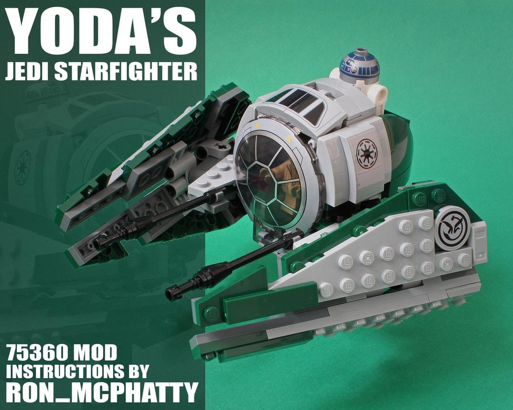 Lego Yoda's Jedi Starfighter set 75360 MOD