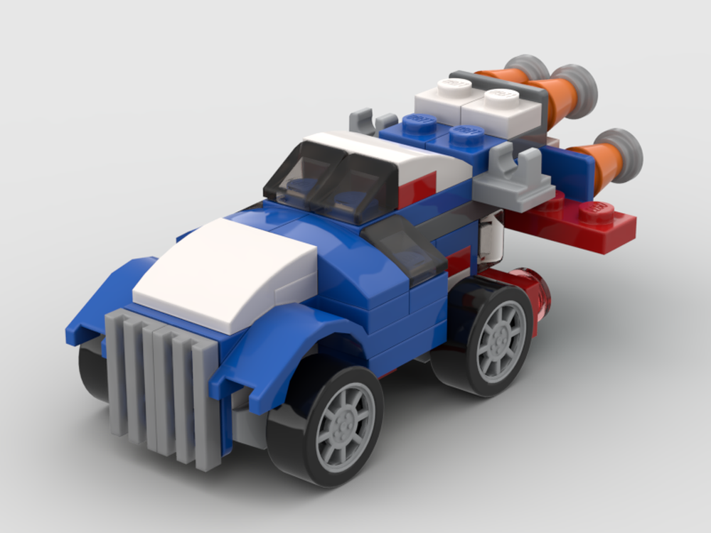Lego Quad rocket booster car