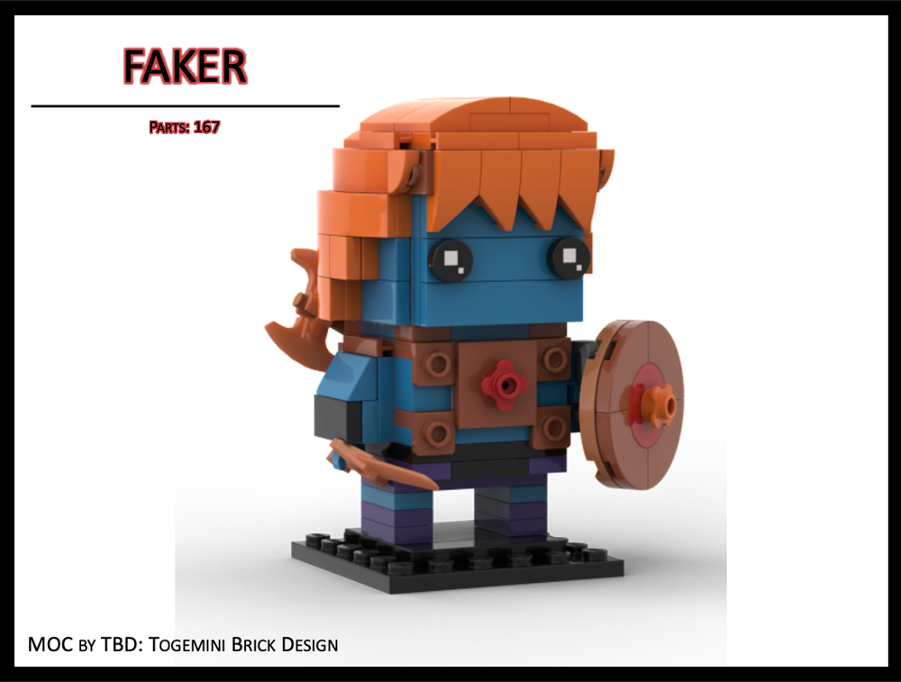 Lego Faker Brickheadz - MOTU