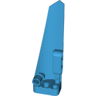 Lego Technic Panel Fairing #6 Long Smooth, Side B / Dark Azure