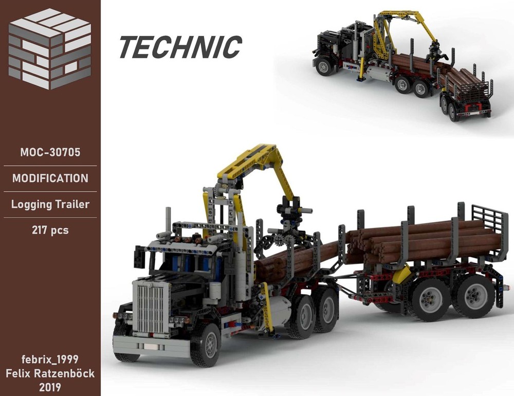 Lego 9397 - Logging Trailer