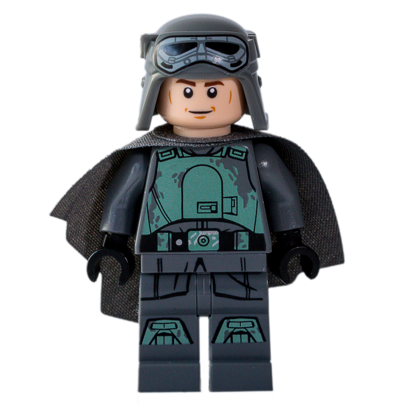 Lego Han Solo, Mudtrooper Outfit, Dark Bluish Gray
