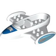 Lego Duplo Spaceship Body with Blue and Silver (Miles From Tomorrowland) Print